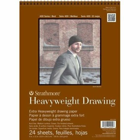 STRATHMORE ARTIST PAPERS Strathmore 400 Heavyweight Drawing Pad - 9x12 400-209